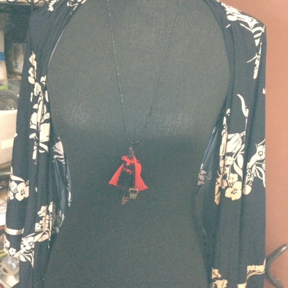 Betsey Johnson: vintage Dark forest little red riding hood necklace - Picture 8 of 10